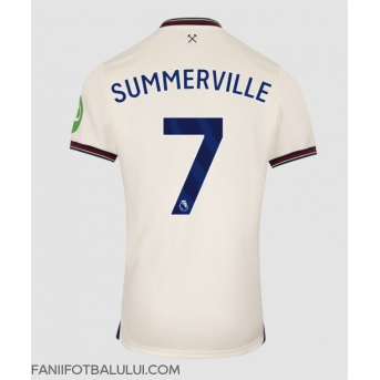 West Ham United Crysencio Summerville #7 Tricou Fotbal Replică 2025-26 Barbati Deplasare